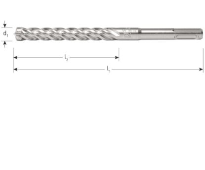 Afbeeldingen van ROTEC Hamerboor SDS-Plus Quattro-X 10x