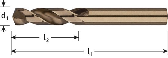 Afbeeldingen van ROTEC Plaatwerkboor IZAR HSS-E DIN1897 type N