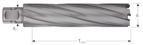 Afbeeldingen van ROTEC Kernboor HM HARD-LINE universeel 19 110MM