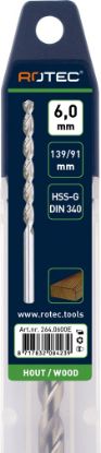Afbeeldingen van ROTEC Houtspiraalboor HSS-G DIN340 TLS