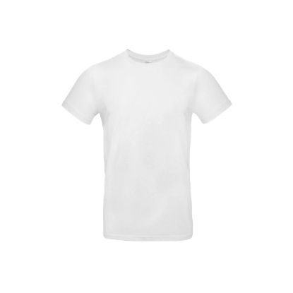 Afbeeldingen van B&C T-shirt E190 5TU03T R-hals wit 2XL