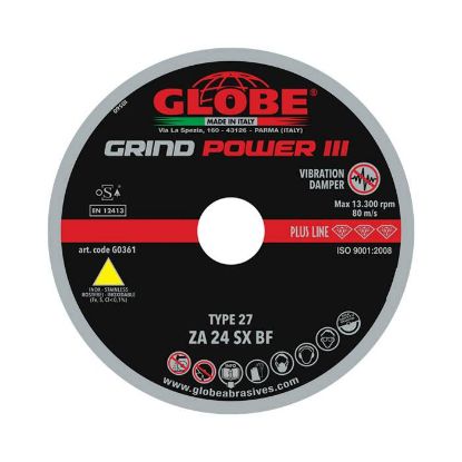 Afbeeldingen van GLOBE Afbraamschijf ZA24SX GP-III 180X7,0X22,23MM
