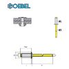 Afbeeldingen van GOEBEL Blindklinknagel AL/ST vlak 3,2X6MM