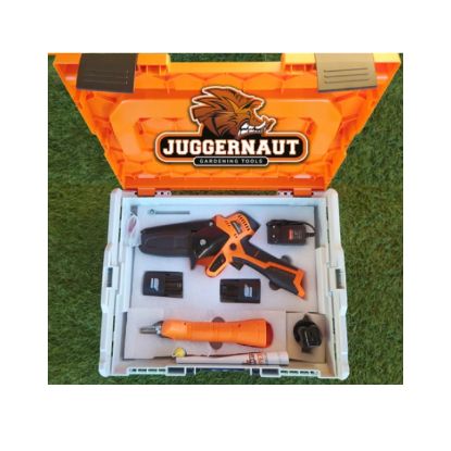 Afbeeldingen van Juggernaut Accu Snoeizaag 100MM + Snoeischaar 25MM 16V