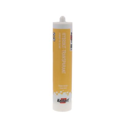 Afbeeldingen van KELFORT Hybrikit MS-poly transparant lijmen/voegen 290ML
