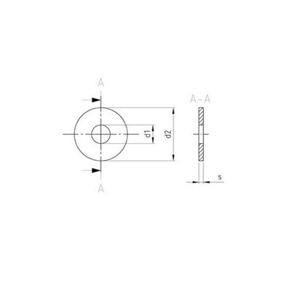 Afbeeldingen van Carrosseriering DIN9021 A4 M8