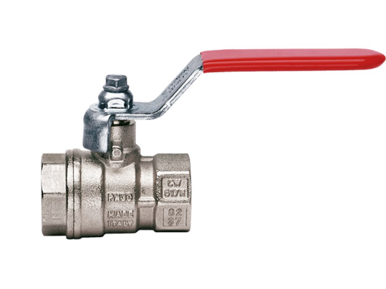 Afbeeldingen van Kogelkraan 1" rood ST BI/BI