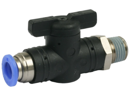 Afbeeldingen van 2/2 Kraan recht 6MM-R¼"