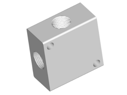 Afbeeldingen van Verdeelblok 4x G⅛" BIN