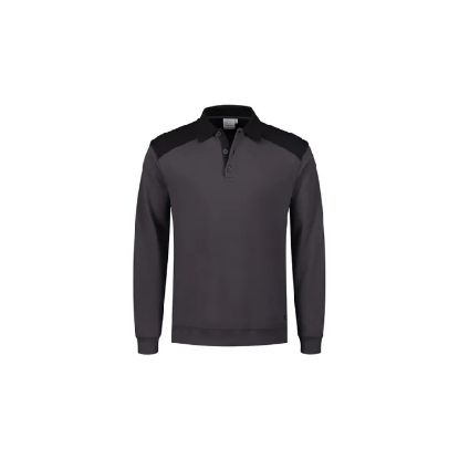 Afbeeldingen van SANTINO Polosweater Tesla grafiet/zwart L