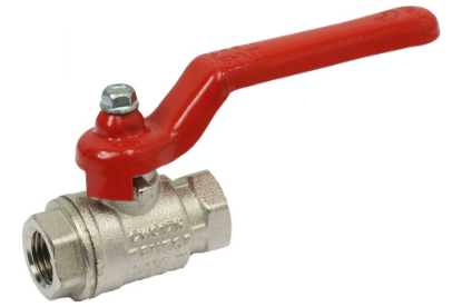 Afbeeldingen van Kogelkraan ¾" rood ST. BI/BI