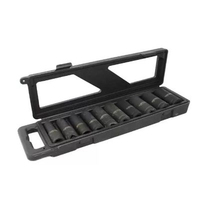 Afbeeldingen van Krachtdoppenset lang ½" 10x