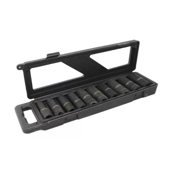 Afbeeldingen van Krachtdoppenset lang ½" 10x