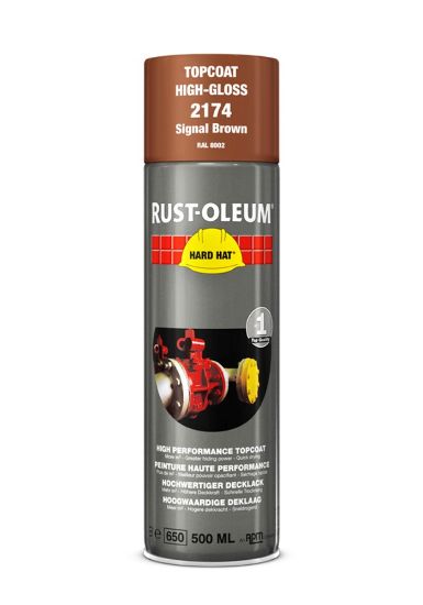 Afbeeldingen van RUST-OLEUM Deklaag RAL8002 signaalbruin 500ML
