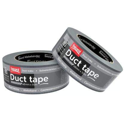 Afbeeldingen van BEOROL Ducttape zilver 48MM 50M