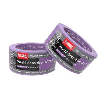 Afbeeldingen van BEOROL Sensitive tape 21 days UV (Washi) 48MM 33M