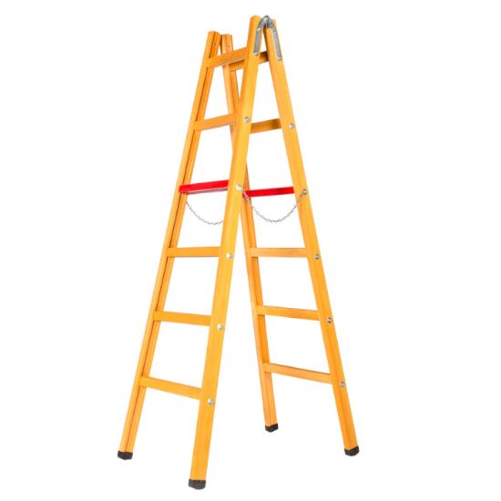 Afbeeldingen van BEOROL Populierhouten dubbele trap Expert 2X6