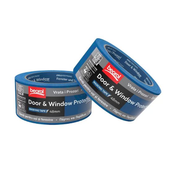 Afbeeldingen van BEOROL Masking tape Door & Window 48MM 50M