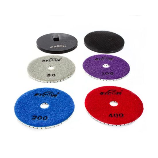 Afbeeldingen van BYCON Diamant polijstpad beton 100MM K100 t.b.v. DGE-250E